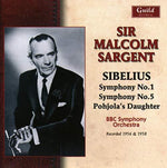 the album cover for BBC Symphony Orchestra - Sir Malcolm Sargent - Sibelius Erc 1956-1958