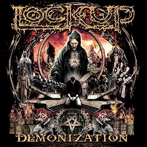the album cover for Lock Up - Demonization