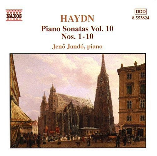 the album cover for JenÅ‘ Jandó - Piano Sonatas 10