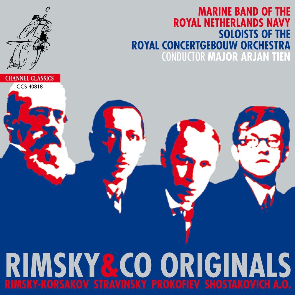 the album cover for Marine Band of the Royal Netherlands Navy - Rimsky&co Originals