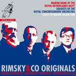 the album cover for Marine Band of the Royal Netherlands Navy - Rimsky&co Originals