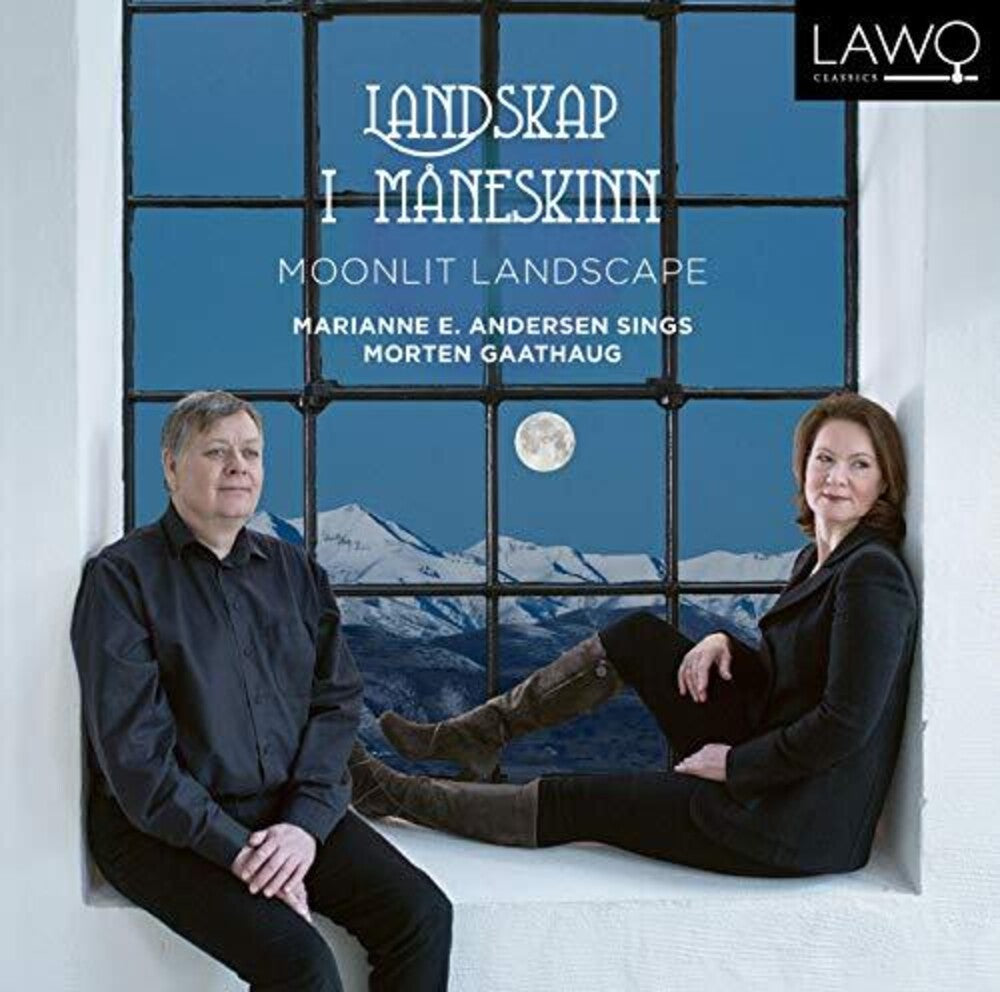 the album cover for Marianne Andersen E - Moonlit Landskape