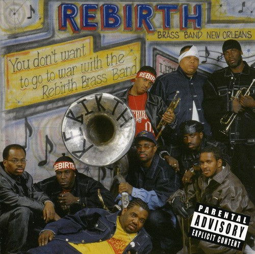 the album cover for Rebirth Brass Band - Hot Venom