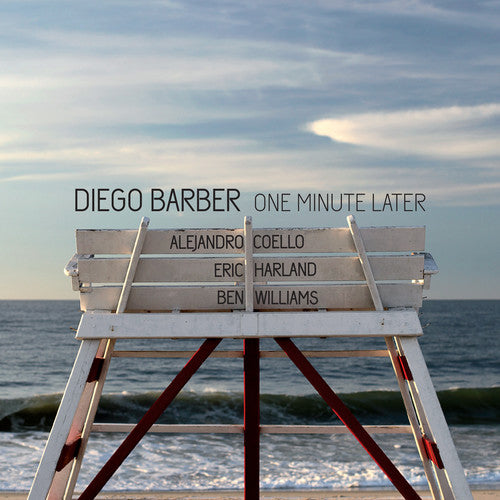 the album cover for Diego Barber - One Minute Later