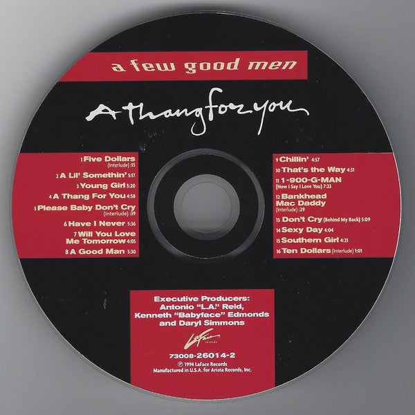 A Few Good Men : A Thang For You (CD, Album)