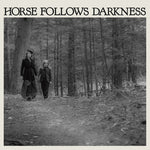 the album cover for Delia Gonzalez - Horse Follows Darkness