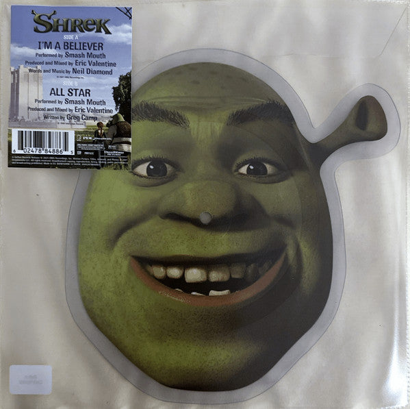 Smash Mouth : Shrek – I’m A Believer / All Star (7", Shape, Single, Ltd, Pic)