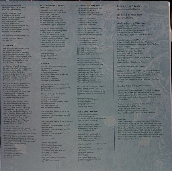 The Waterboys : An Appointment With Mr Yeats (2xLP, Album)