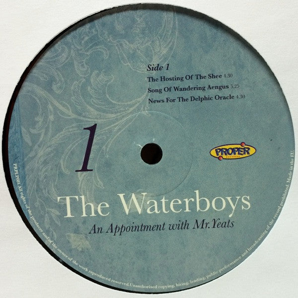 The Waterboys : An Appointment With Mr Yeats (2xLP, Album)