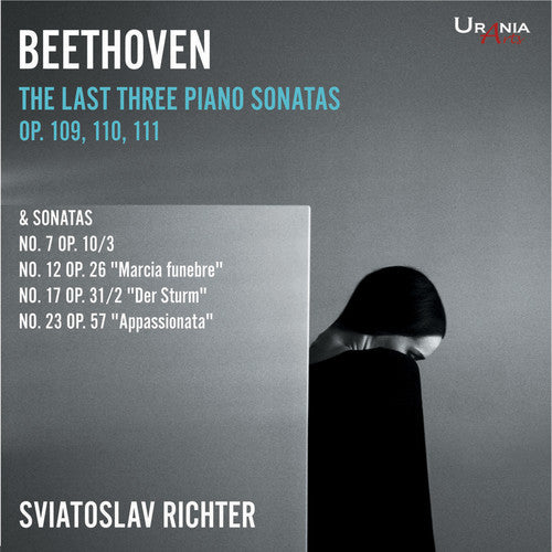 the album cover for Sviatoslav Richter - Richter plays Beethoven: The Last Piano Sonatas