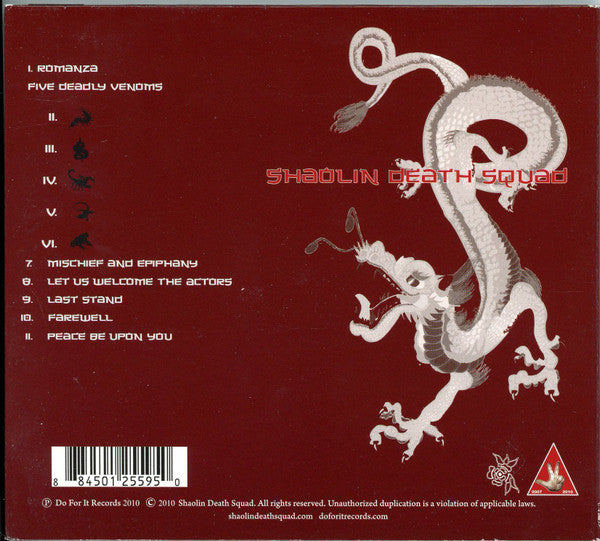 Shaolin Death Squad : Five Deadly Venoms (CD, Album, Dig)