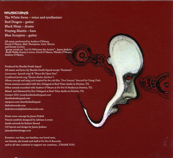 Shaolin Death Squad : Five Deadly Venoms (CD, Album, Dig)