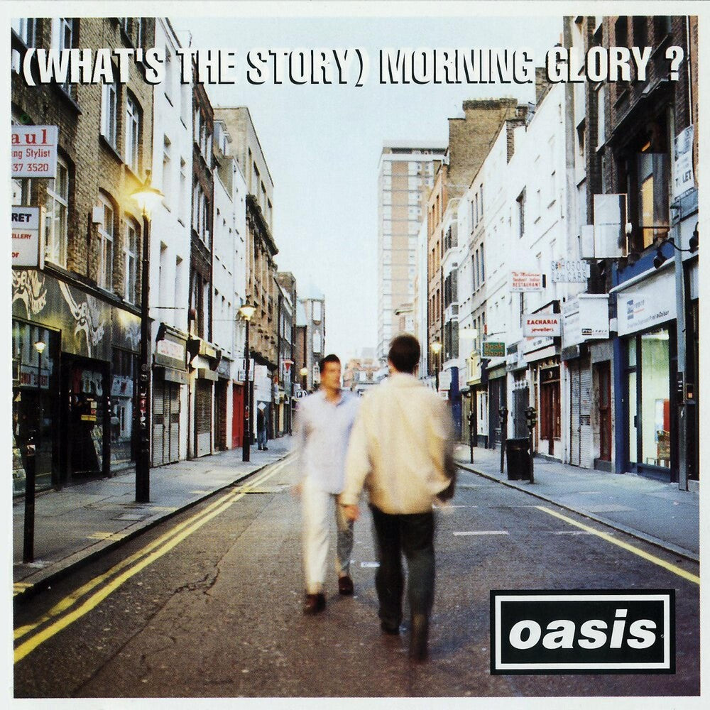the album cover for Oasis - (Whats the Story) Morning Glory