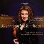 the album cover for Tatjana Masurenko - Just a Motion on the Air