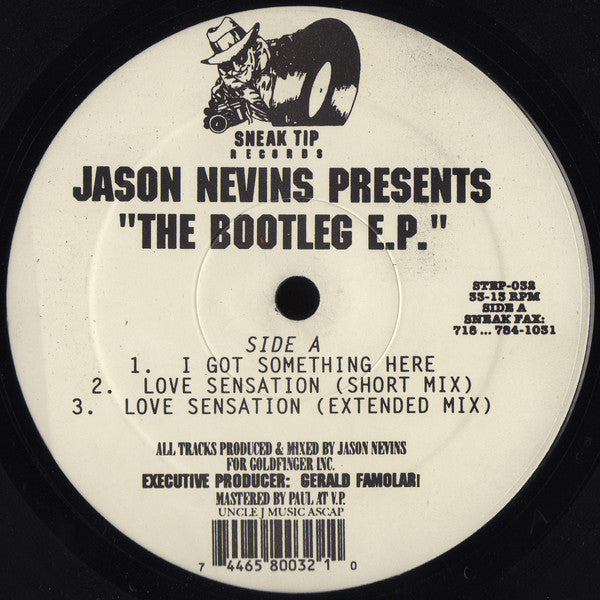 Jason Nevins : The Bootleg E.P. (12", EP)