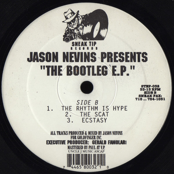 Jason Nevins : The Bootleg E.P. (12", EP)