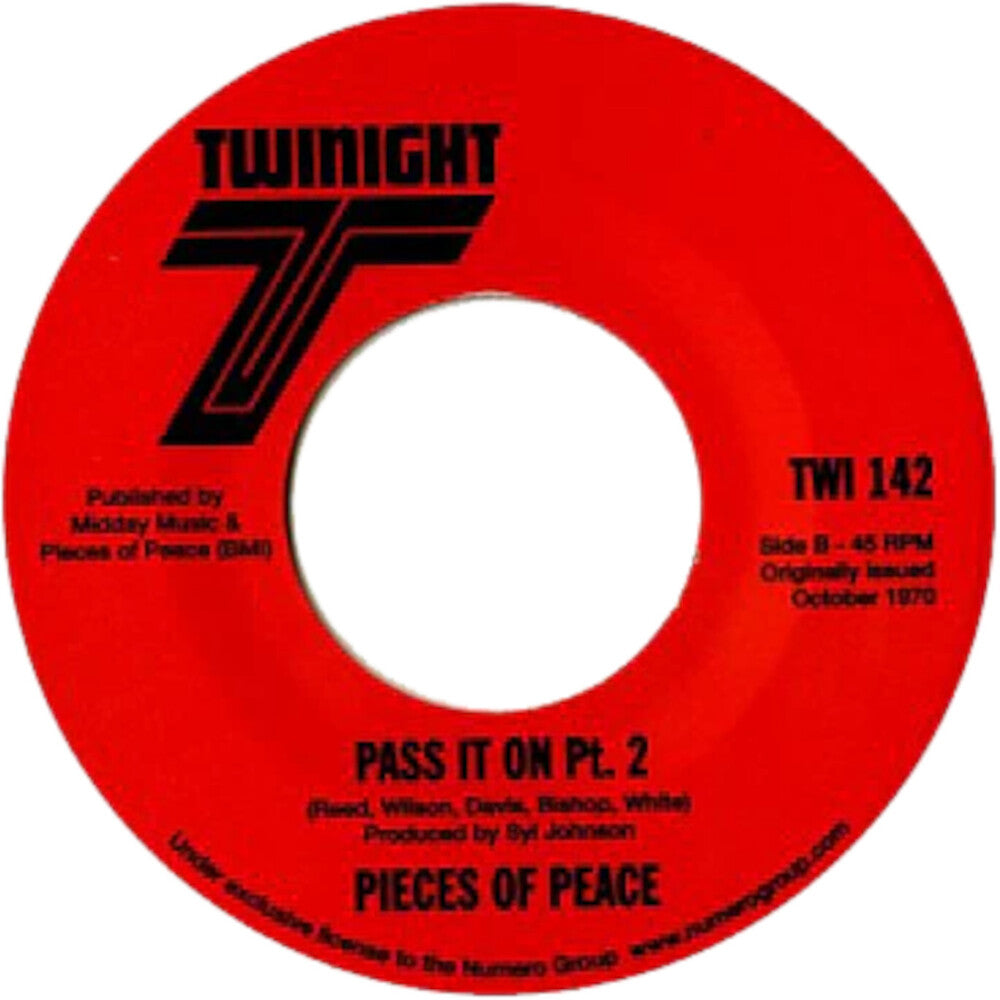 the album cover for Pieces Of Peace - Pass It On Pt 1/Pt 2