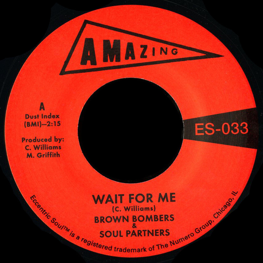 the album cover for Brown Bombers & Soul Partners - Wait For Me / Just Fun
