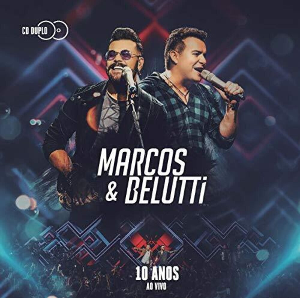 the album cover for Marcos & Belutti - 10 Anos: Ao Vivo