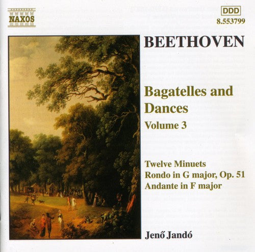 the album cover for JenÅ‘ Jandó - Bagatelles & Dances 3