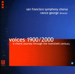 the album cover for Marc Shapiro - Voices 1900-2000: Choral Journey Thru 20th Century
