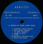 "Papa" French And His New Orleans Jazz Band : A Night At Dixieland Hall (LP, Album, Mono)