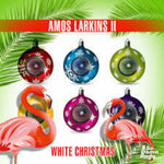 the album cover for Amos Larkins II - White Christmas