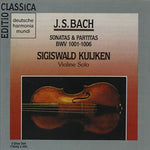 the album cover for Sigiswald Kuijken - Partitas & Sonatas BWV 1