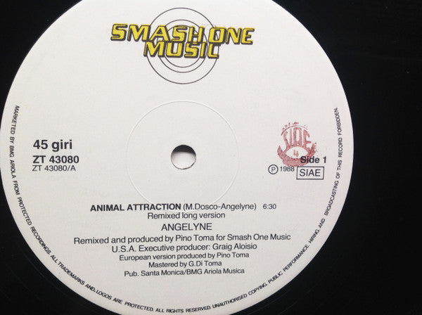 Angelyne : Animal Attraction (12", Maxi)
