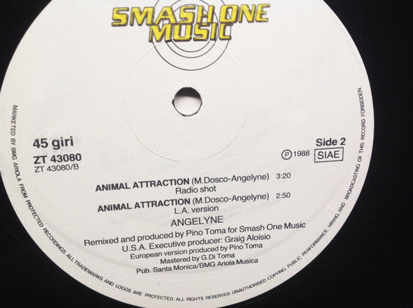Angelyne : Animal Attraction (12", Maxi)
