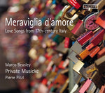 the album cover for Dindia / Kapsberger / Marini / Beasley - Meraviglia d'amore: Love Songs from 17th-Century Italy