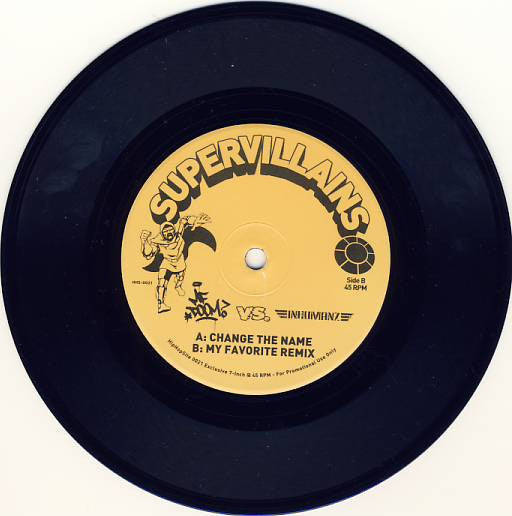 MF DOOM Vs. Inhumanz : Supervillains (7")