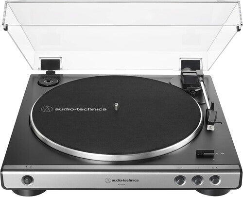 Audio Technica AT-LP60X-GM Turntable - Fully Automatic - Belt-Drive (Gun Metal/Black)