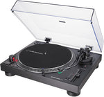Audio Technica AT-LP120XUSB-BK - Tocadiscos USB de tracción directa - Manual completo - USB (Negro)