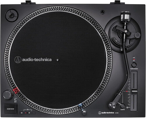 Audio Technica AT-LP120XUSB-BK - Tocadiscos USB de tracción directa - Manual completo - USB (Negro)