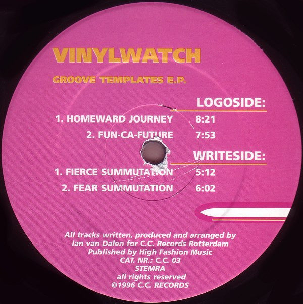 Vinylwatch : Groove Templates EP (12", EP)