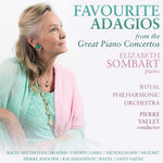 the album cover for Mozart / Beethoven / Royal Philharmonic Orchestra - Favourite Adagios from the Great Piano Concertos