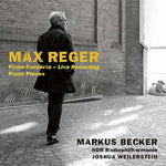 the album cover for Reger / Becker / Wilerstein - Piano Concerto / Piano Pieces