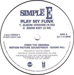 Simplē E* : Play My Funk (12")