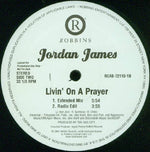 Jordan James : Livin' On A Prayer (12", Promo)