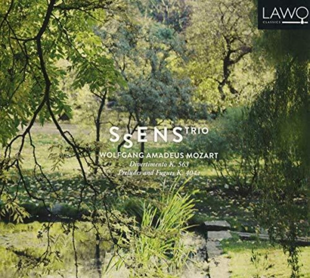 the album cover for Mozart / Ssens Trio - Divertimento K 563
