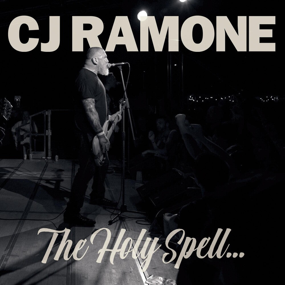 the album cover for CJ Ramone - Holy Spell