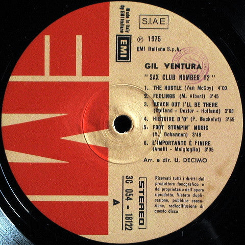 Gil Ventura : Sax Club Number 12 (LP, Album)