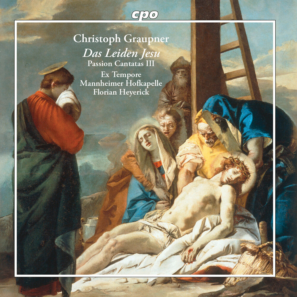 the album cover for Graupner / Heyerick - Passion Cantatas 3