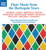 the album cover for Flute Music Harlequin Years / Various - Flute Music Harlequin Years