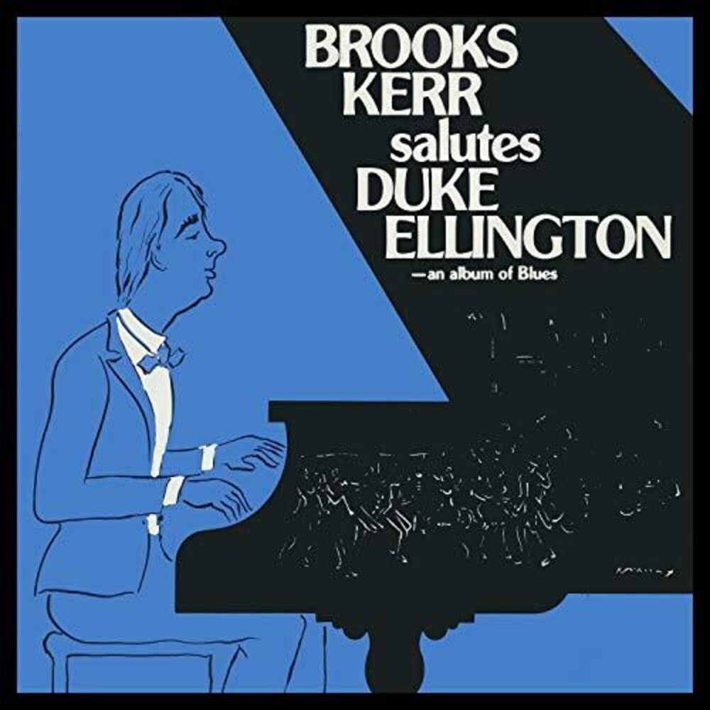 the album cover for Brooks Kerr - Salutes Duke Ellington