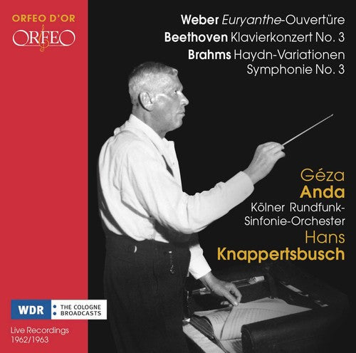 the album cover for Hans Knappertsbusch - Knappertsbusch: Weber, Beethoven & Brahms