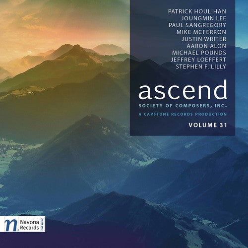 the album cover for Alon / Counterpoint Ensemble / Lilly - Ascend - Society of Composers, Inc 31