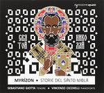 the album cover for Capriati / Giotta / Minelli - Myrizon, Storie Del Santo Nicola