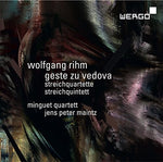 the album cover for Rihm / Minguet Quartett / Maintz - Wolfgang Rihm: Geste Zu Vedova